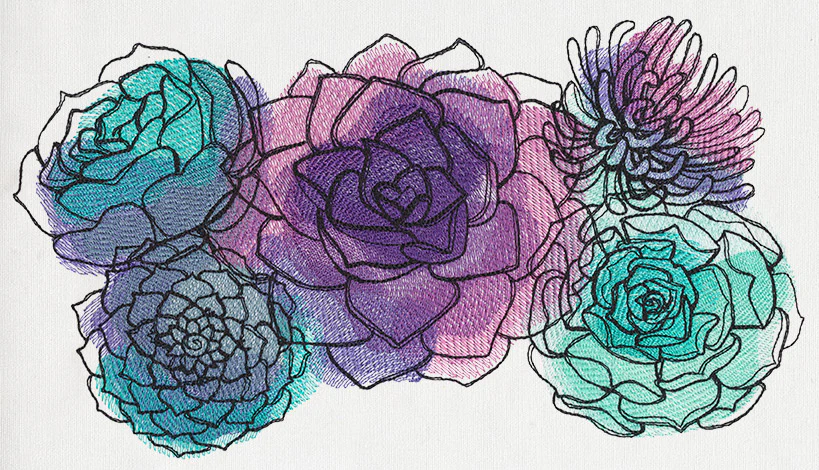 Painted Succulents - Image 2