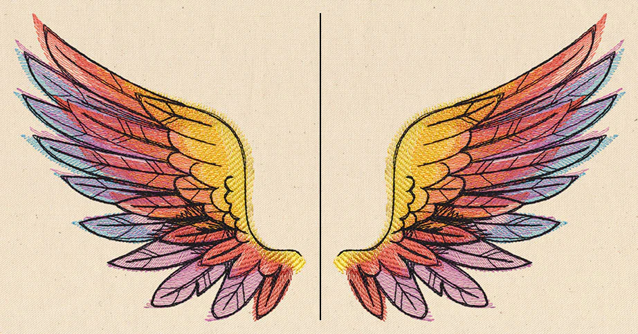 Painted Wings (Wing Pair)