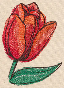 Passport to The Netherlands - Tulip