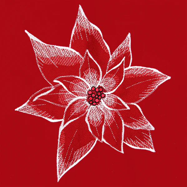Peaceful Petals Poinsettia (Embossed) - Image 3