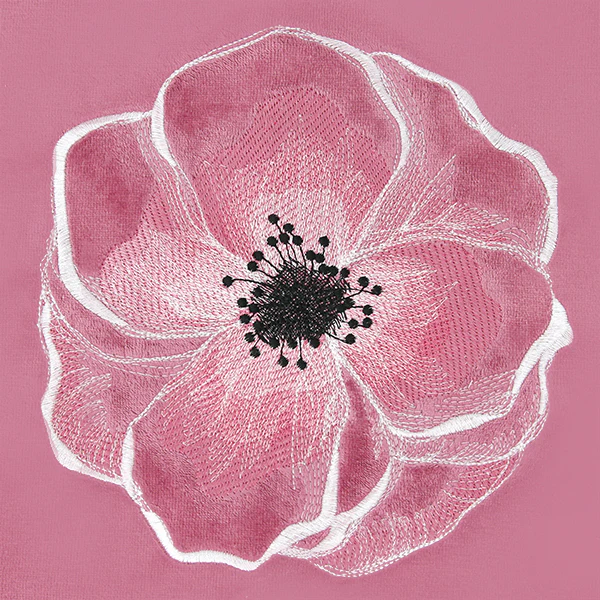 Peaceful Petals Poppy (Embossed) - Image 2