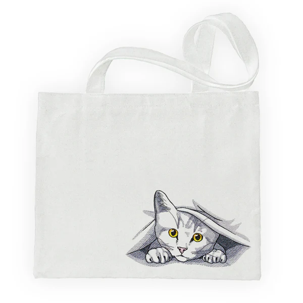 Peeking and Playful Cat - Image 8