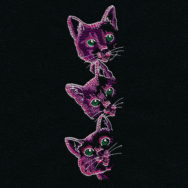 Peeking Cats Trio - Image 7