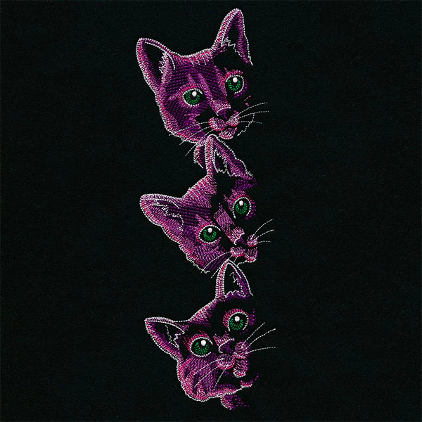 Peeking Cats Trio - Image 9