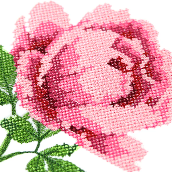 Peony in Pixels (Cross Stitch) - Image 4