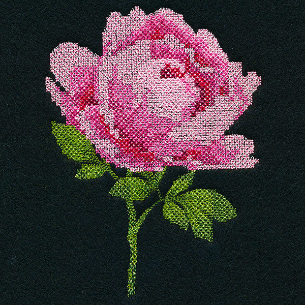 Peony in Pixels (Cross Stitch) - Image 9