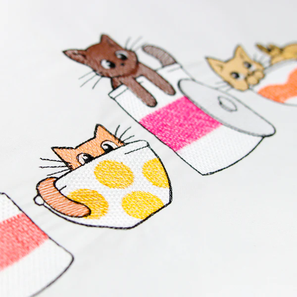 Playful Kitchen Kitty Border - Image 6