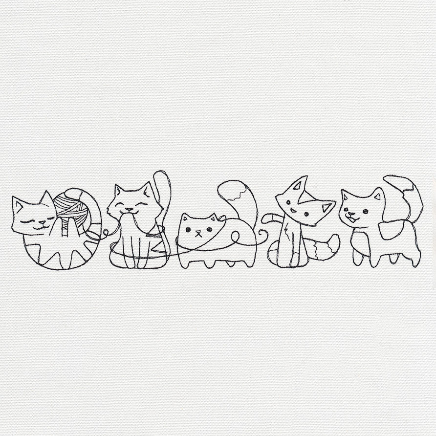 Playful Kittens Border - Image 5