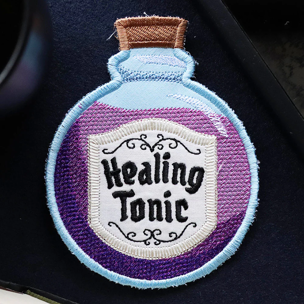 Potion Coaster - Healing Tonic (In-the-Hoop) - Image 4
