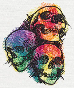 Rainbow Skull Trio - Image 4