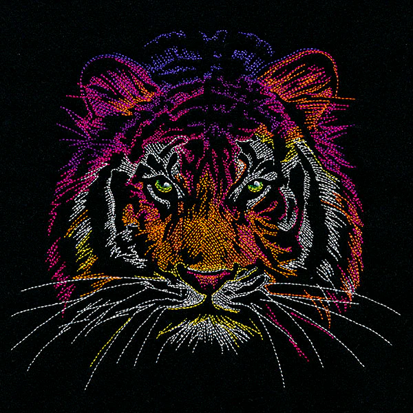 Rainbows & Mystery - Tiger Head - Image 5