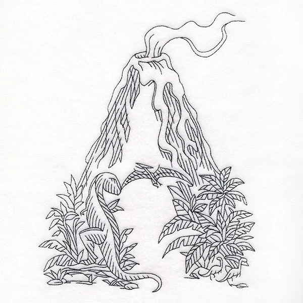 Read & Explore - Letter A Dinosaur Scene