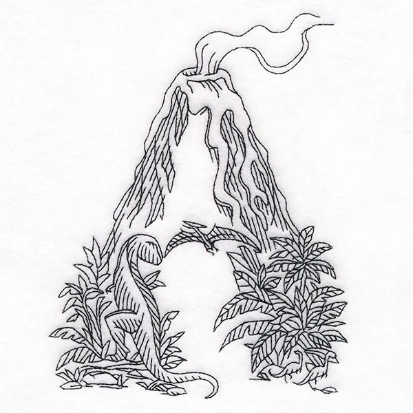 Read & Explore - Letter A Dinosaur Scene - Image 3