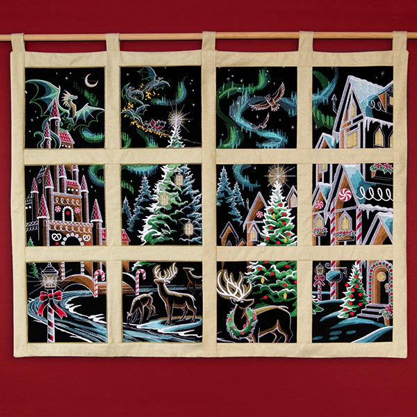 Reindeer & Gingerbread Christmas Scene II - Panel 3 - Image 7