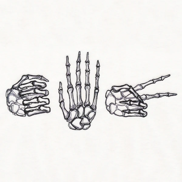 Rock Paper Skeleton
