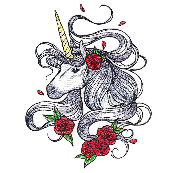 Romantic Roses Unicorn - Image 5