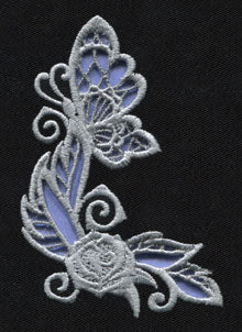 Rose & Bone - Corner (Cutwork) - Image 3