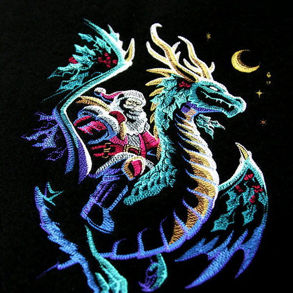 Santa and His Wondrous Dragon