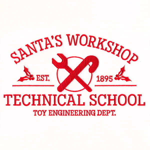 Santa’s Workshop Technical School Sign - Image 3