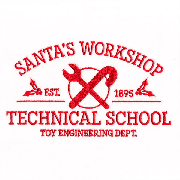 Santa’s Workshop Technical School Sign - Image 7