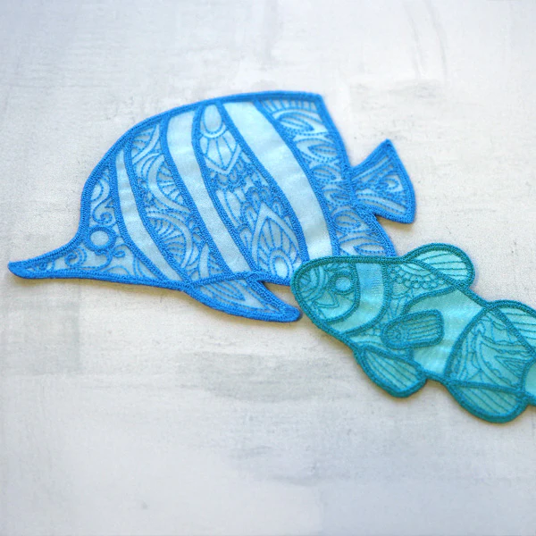 Sea Glass - Clownfish (Freestanding Organza) - Image 4