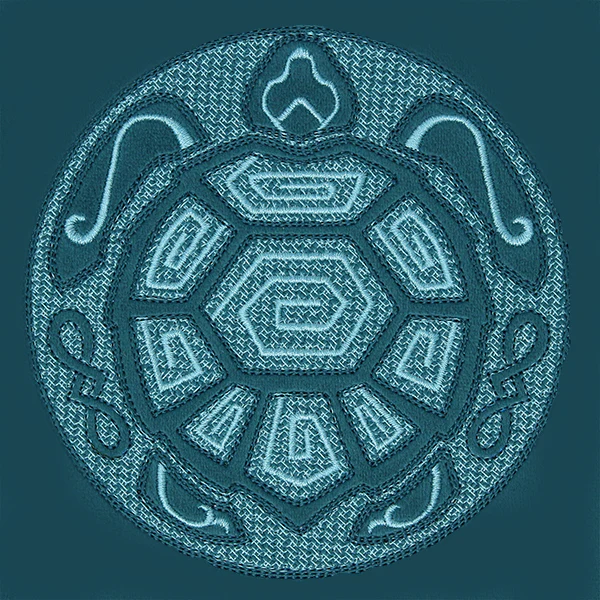 Sea Turtle Mandala (Embossed) - Image 7
