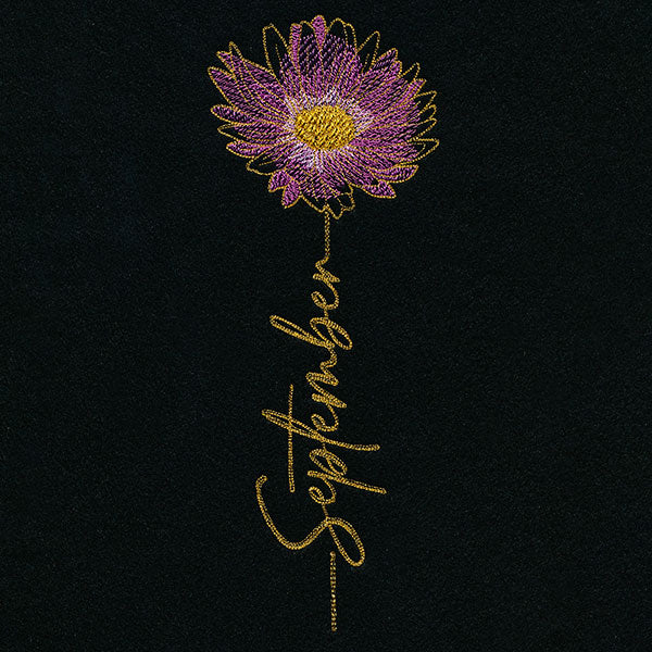 September Birth Flower - Aster - Image 2