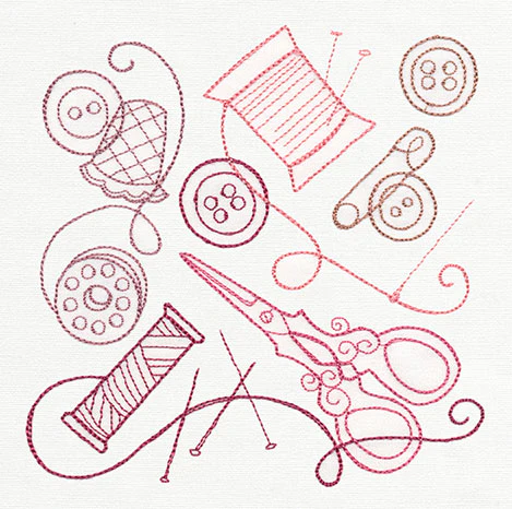 Sewing Collage
