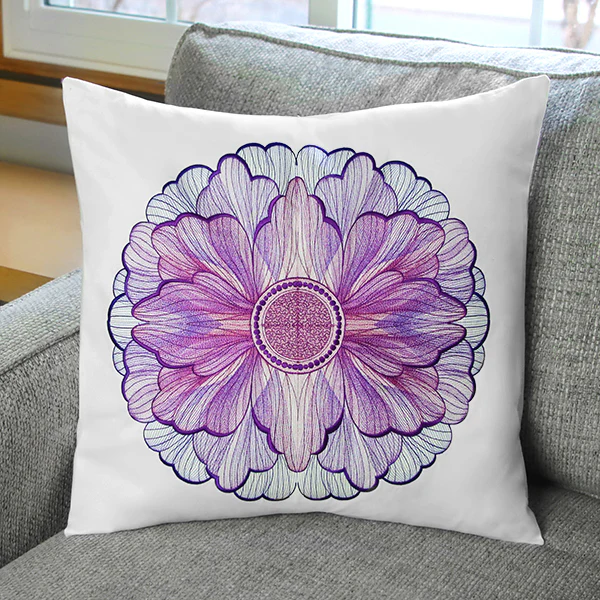 Sheer and Dimensional Quarter View Flower - Image 4