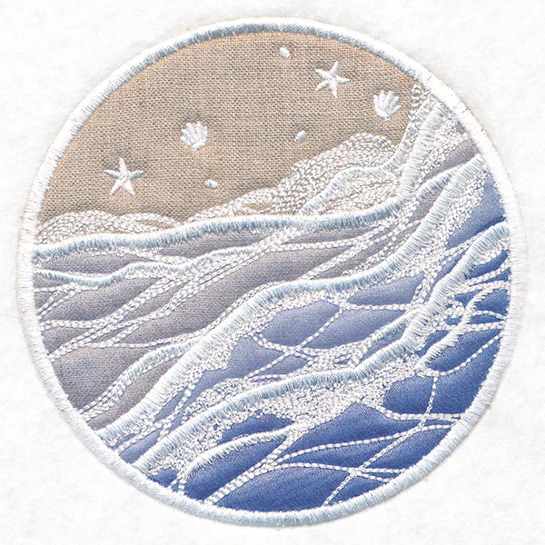 Sheer Ocean Waves (Applique) - Image 5