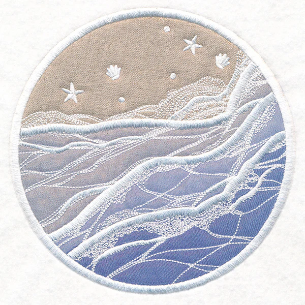 Sheer Ocean Waves (Applique) - Image 7