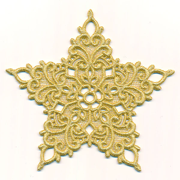 Shimmering Star Gift Topper (Lace) - Image 9