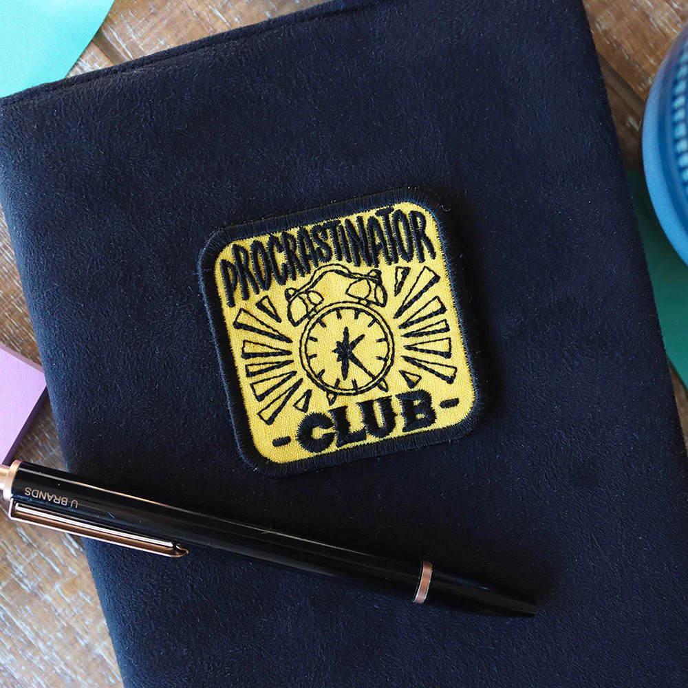 Silly Club Badges - Procrastinator (Patch) - Image 2