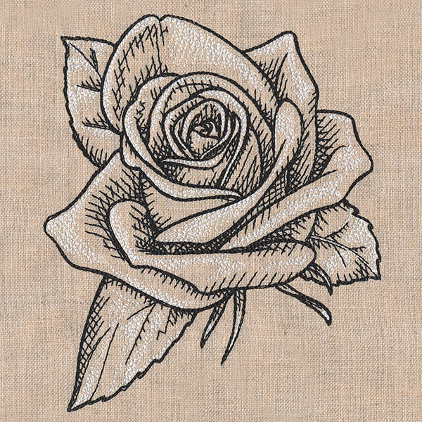 Sketched Rose - Image 3