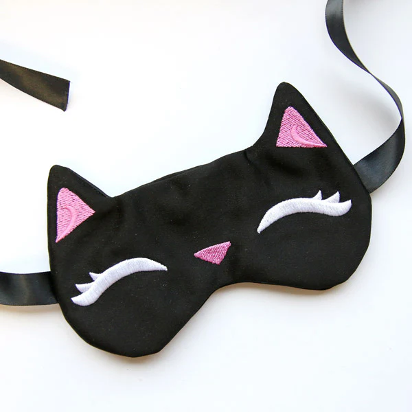 Sleepy Kitty Eye Mask (In the Hoop) - Image 2