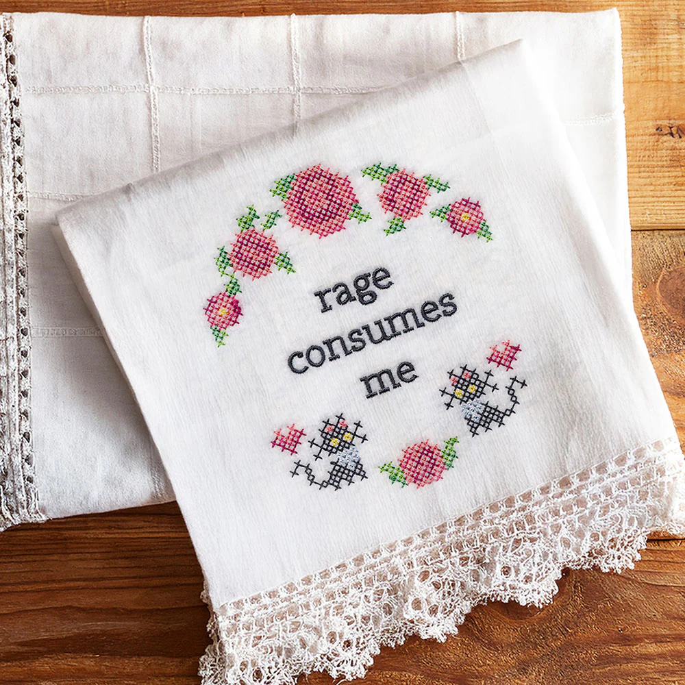Snarky Samplers - Rage Consumes Me (Cross Stitch) - Image 5
