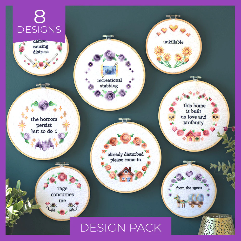 Snarky Samplers (Cross Stitch) Design Pack - Image 8