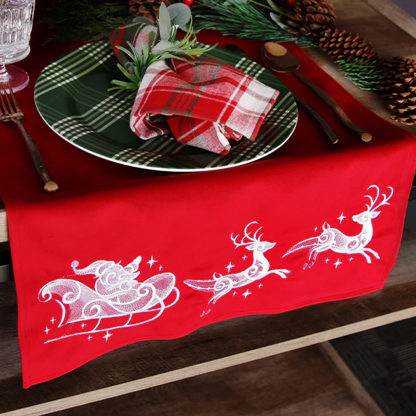 Snow Baroque Santa's Flight - Reindeer 2 - Image 11