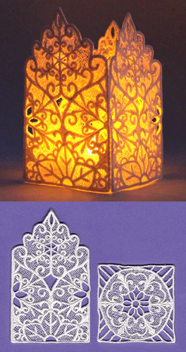 Snowflake Lantern (Lace) - Image 3