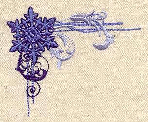 Snowflake Swirls Corner - Image 2