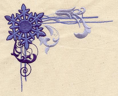Snowflake Swirls Corner - Image 3