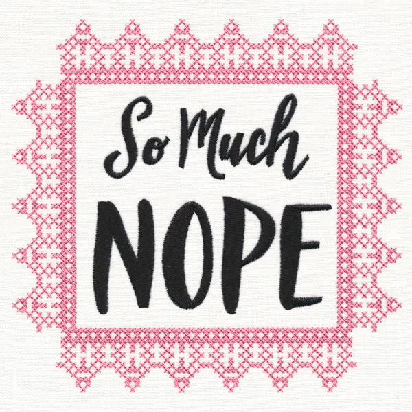 So Much Nope (Cross Stitch) - Image 3