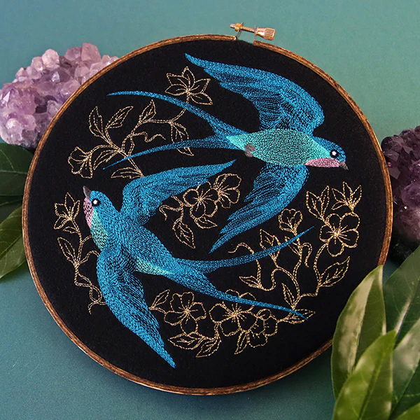 Soaring Swallows in Blooms - Image 6