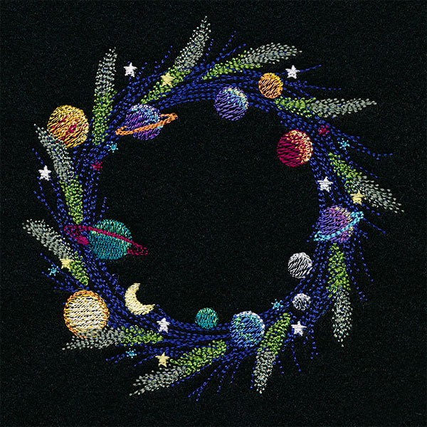 Solar System Christmas Wreath - Image 7