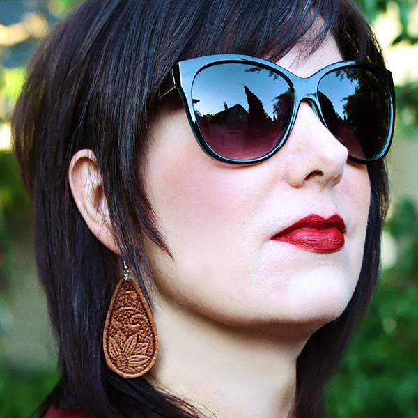 Southwestern Leather Earrings (In-the-Hoop) - Image 2