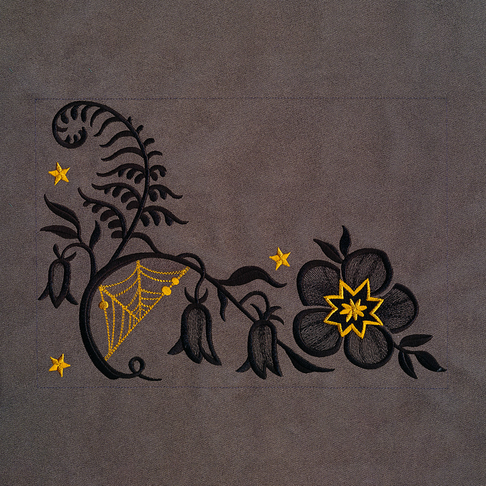 Spooky Floral Corners - Bottom Left - Image 4