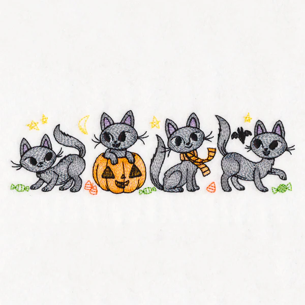 Spooky Kitty Border - Image 3
