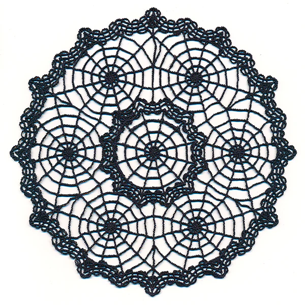 Spooky Spiderweb Doily (Lace) - Image 11