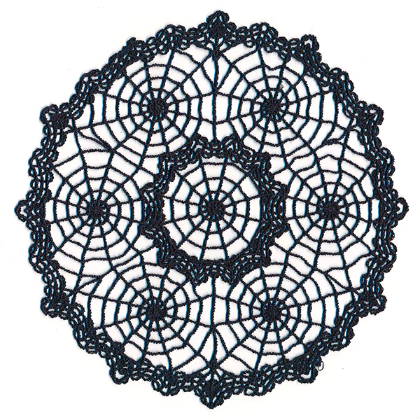 Spooky Spiderweb Doily (Lace) - Image 3