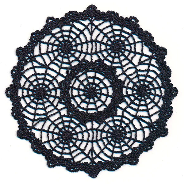 Spooky Spiderweb Doily (Lace) - Image 7